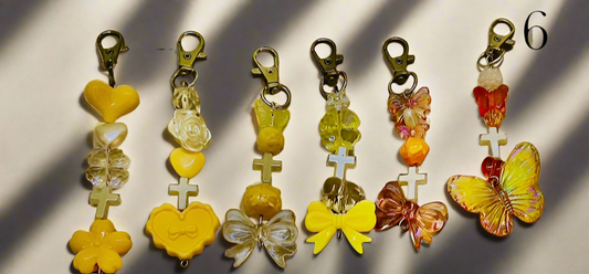 Orange/Yellow Keychains