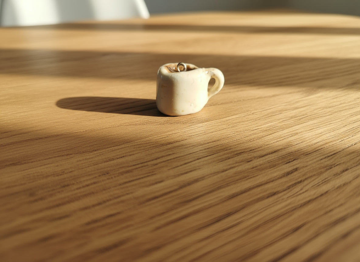 Mini coco mug keychain